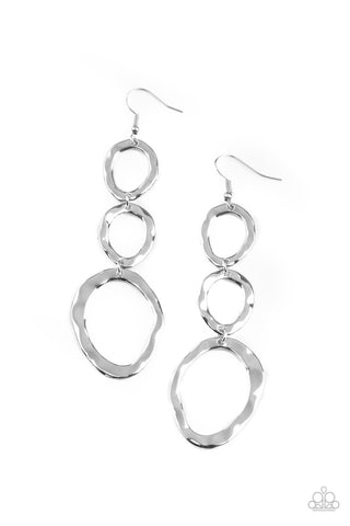 So OVAL It! - Silver Earrings