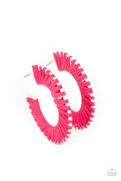 Everybody Conga! - Pink Earrings