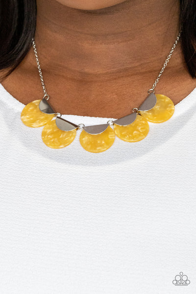 Mermaid Oasis - Yellow Necklace