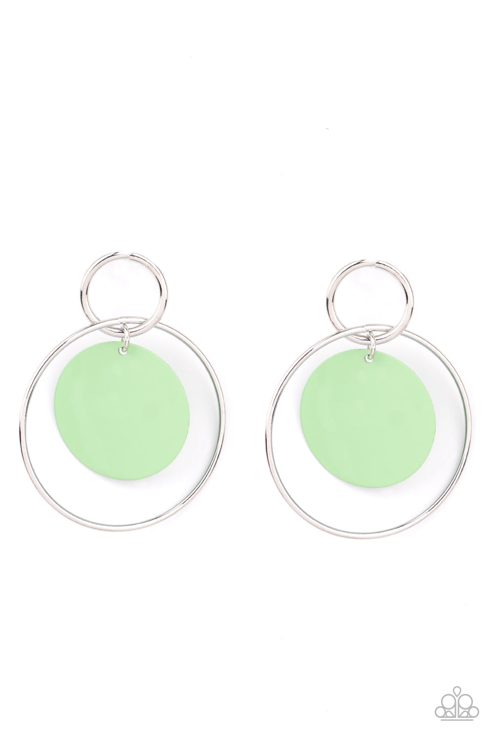 POP, Look, and Listen - Green Earrings