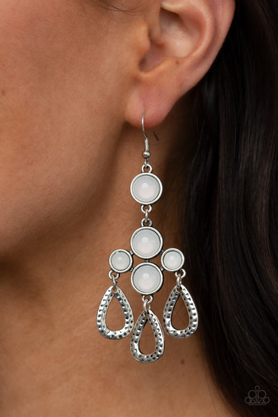 Mediterranean Magic - White Earrings