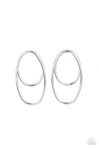 So OVAL-Dramatic - Silver Earrings