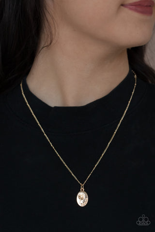 Be The Peace You Seek - Gold Necklace
