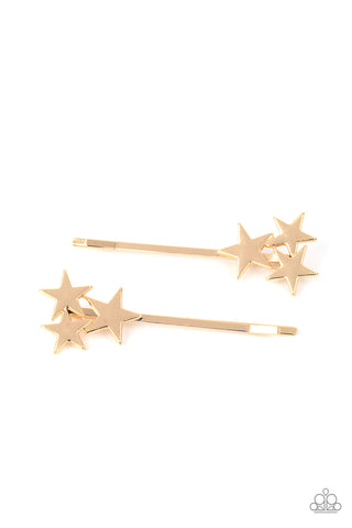 Suddenly Starstruck - Gold Hair Clip