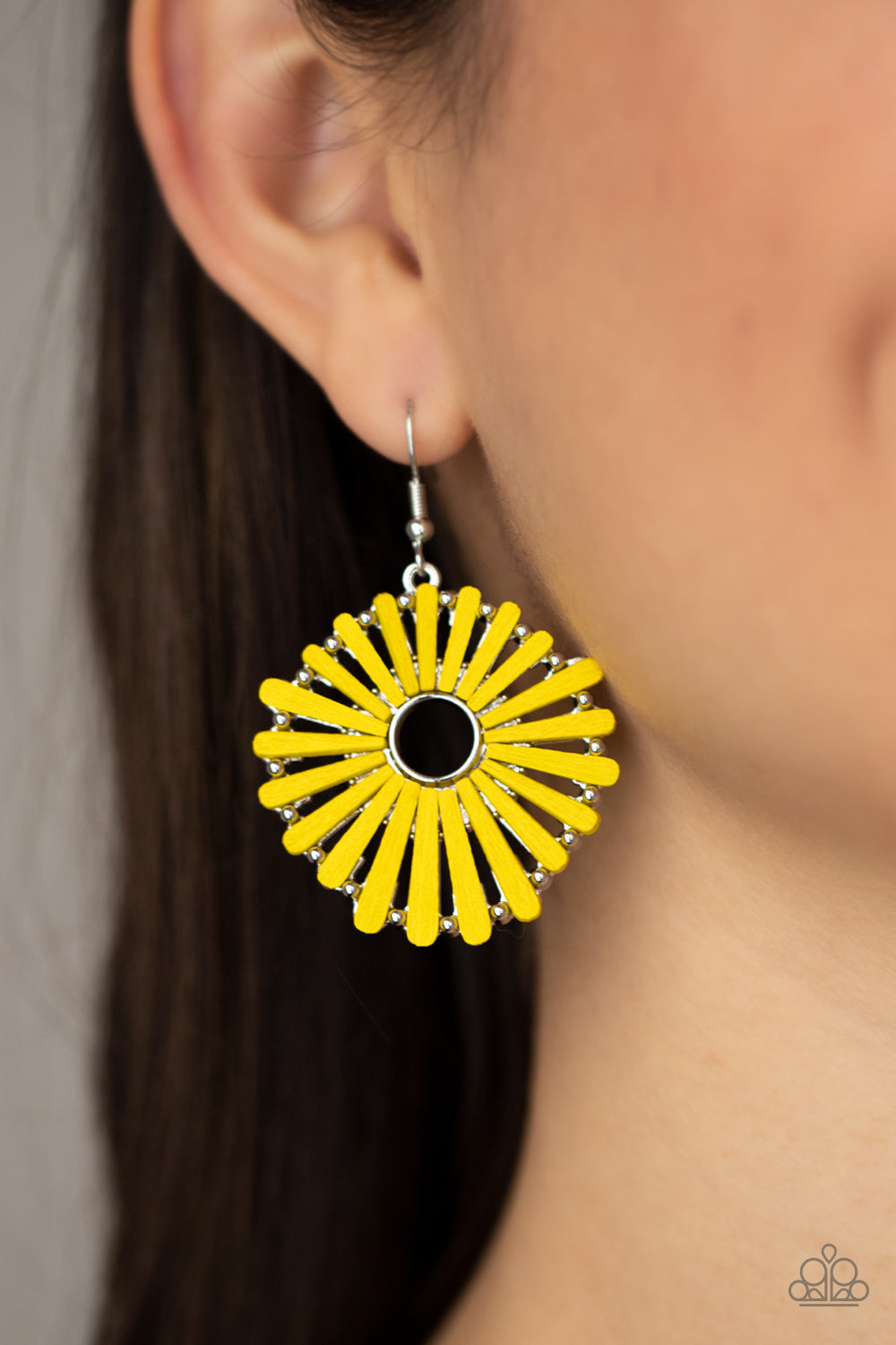 SPOKE Too Soon - Yellow Earrings