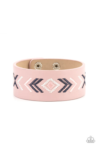 Cliff Glyphs - Pink Urban Bracelet