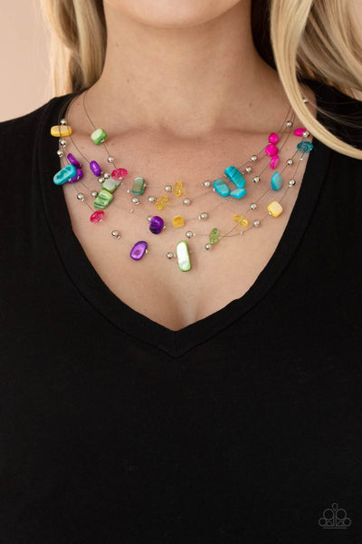 Prismatic Pebbles - Multi Necklace