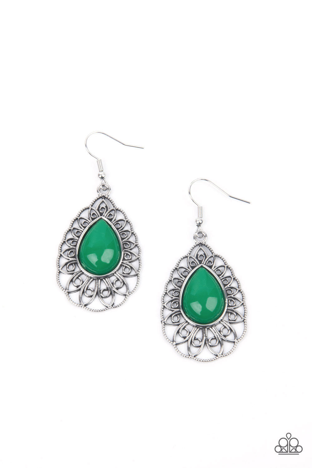 Dream STAYCATION - Green Earrings