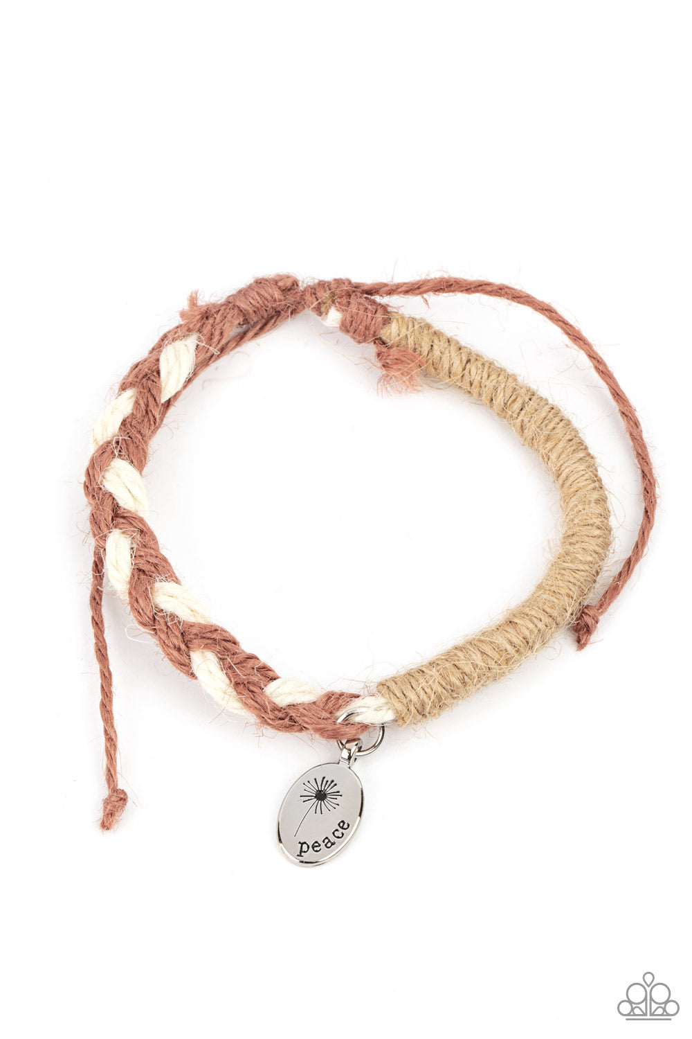 Perpetually Peaceful - Brown Bracelet