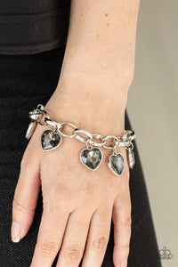 Candy Heart Charmer - Silver Bracelet