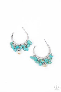 Gorgeously Grounding - Blue Earrings