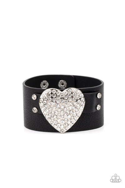 Flauntable Flirt - Black Urban Bracelet