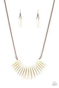 Exotic Edge - Copper Necklace