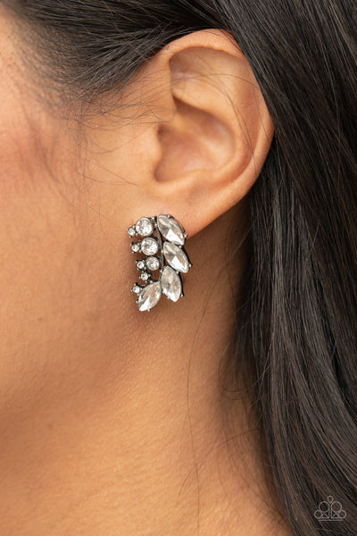 Flawless Fronds - White Earrings