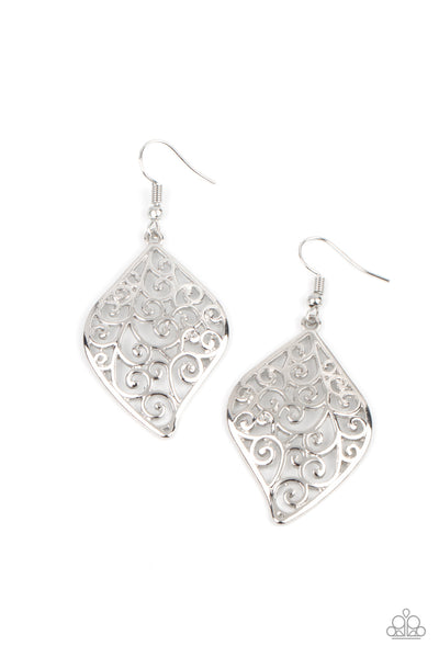 Your Vine Or Mine - Silver Earrings