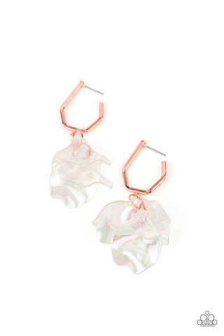 Jaw-Droppingly Jelly - Copper Earrings