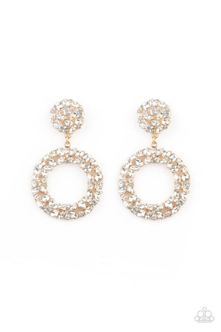 Party Ensemble - Gold Earrings