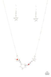 Proudly Patriotic - Red Necklace