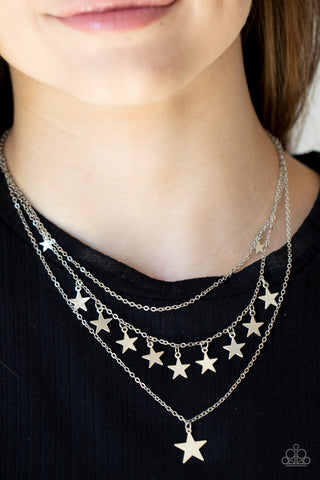 Americana Girl - Silver Necklace
