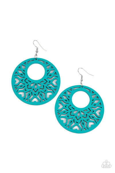 Tropical Reef - Blue Earrings