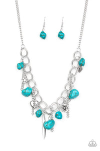 Southern Sweetheart - Blue Necklace