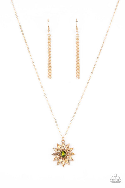 Formal Florals - Gold Necklace