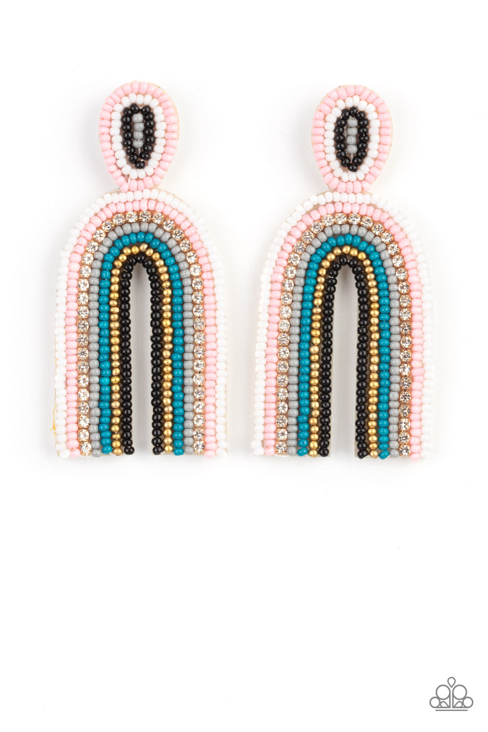 Rainbow Remedy - Multi Earrings (White, Pink, Gray, Blue, Gold, Black)