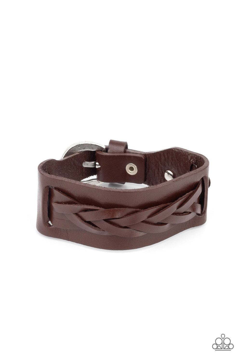 Practical Pioneer - Brown Wrap Bracelet