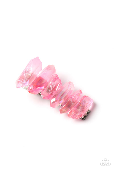 Crystal Caves - Pink Hair Clip