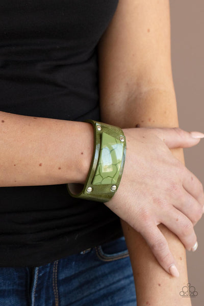 Geo Glamper - Green Urban Bracelet