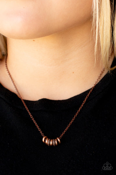 Dainty Dalliance - Copper Necklace