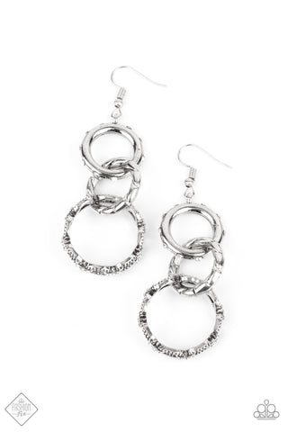 Shameless Shine - White Earrings