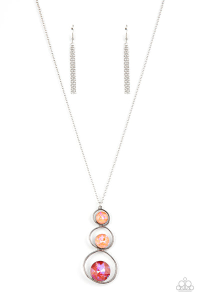 Celestial Courtier - Orange Necklace