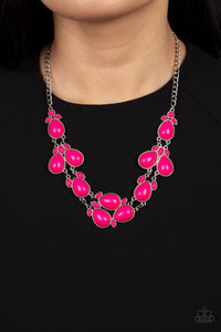 Botanical Banquet - Pink Necklace