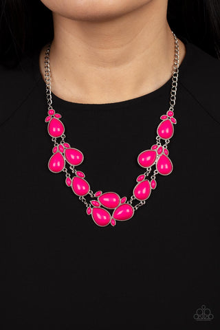 Botanical Banquet - Pink Necklace