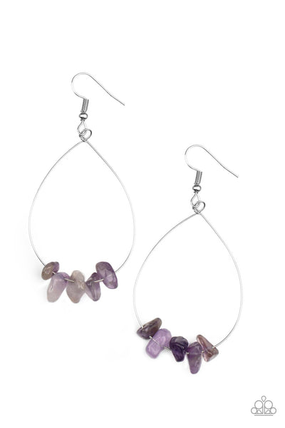 South Beach Serenity - Purple Earrings