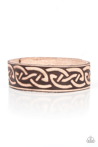 Rebel Runes - Brown Urban Bracelet