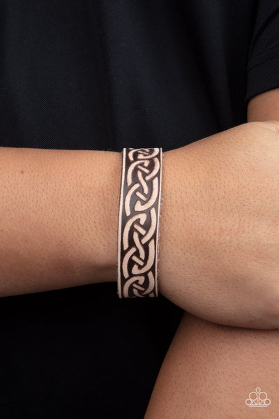 Rebel Runes - Brown Urban Bracelet