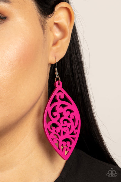 Coral Garden - Pink Earrings