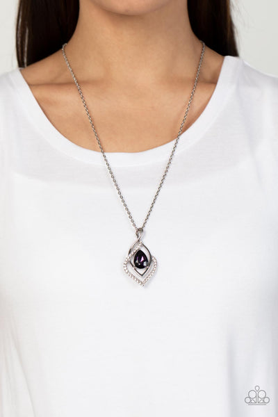 Dauntless Demure - Purple Necklace