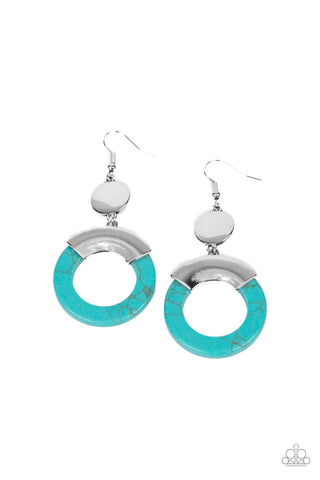 ENTRADA at Your Own Risk - Blue Earrings