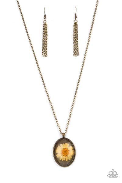 Prairie Passion - Orange Necklace