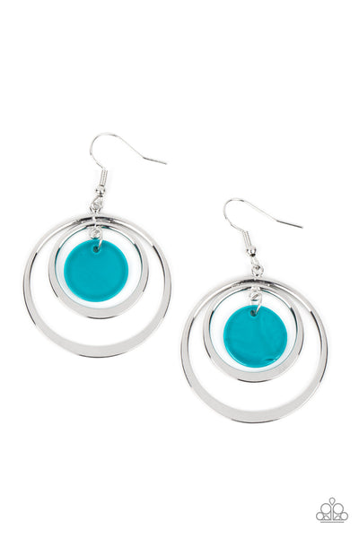 Mai Tai Tango - Blue Earrings