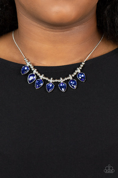 Crown Jewel Couture - Blue Necklace