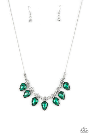 Crown Jewel Couture - Green Necklace