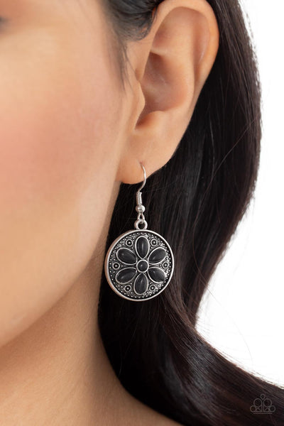 Saguaro Spring - Black Earrings