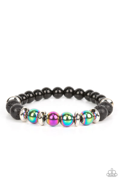 Mega Metamorphic - Multi Bracelet - Oil Spill