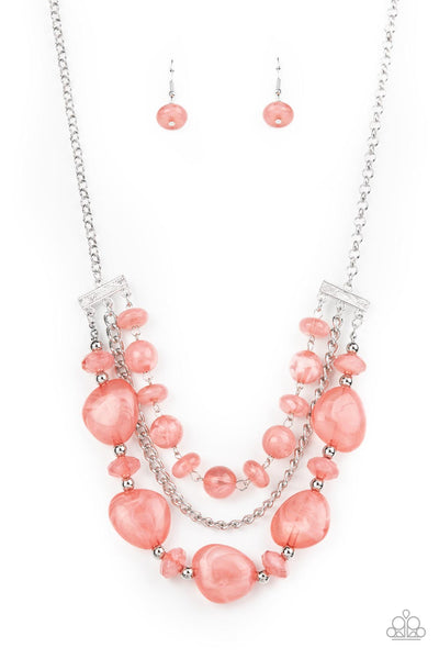 Oceanside Service - Pink Necklace