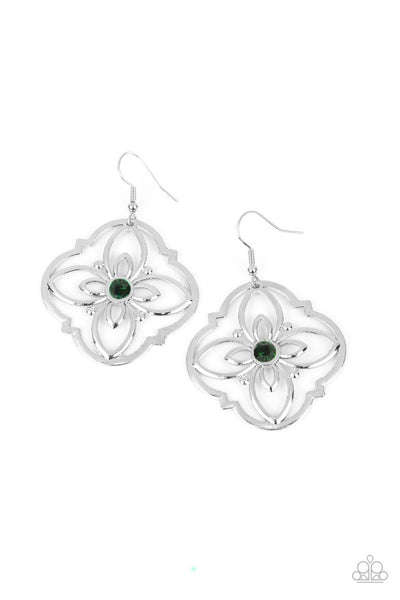 Treasure GROVE - Green Earrings
