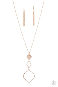 Marrakesh Mystery - Rose Gold Necklace